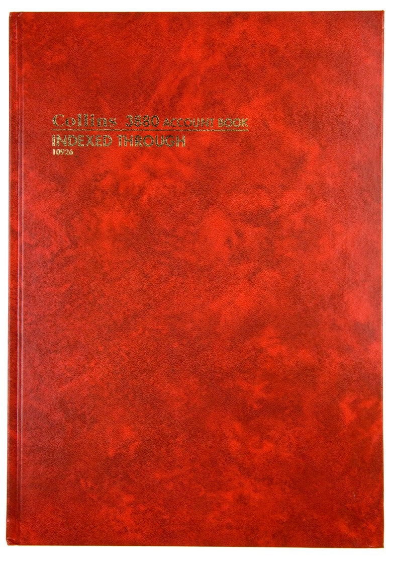 Collins Account Book 3880 INDEx/THRU (Each)