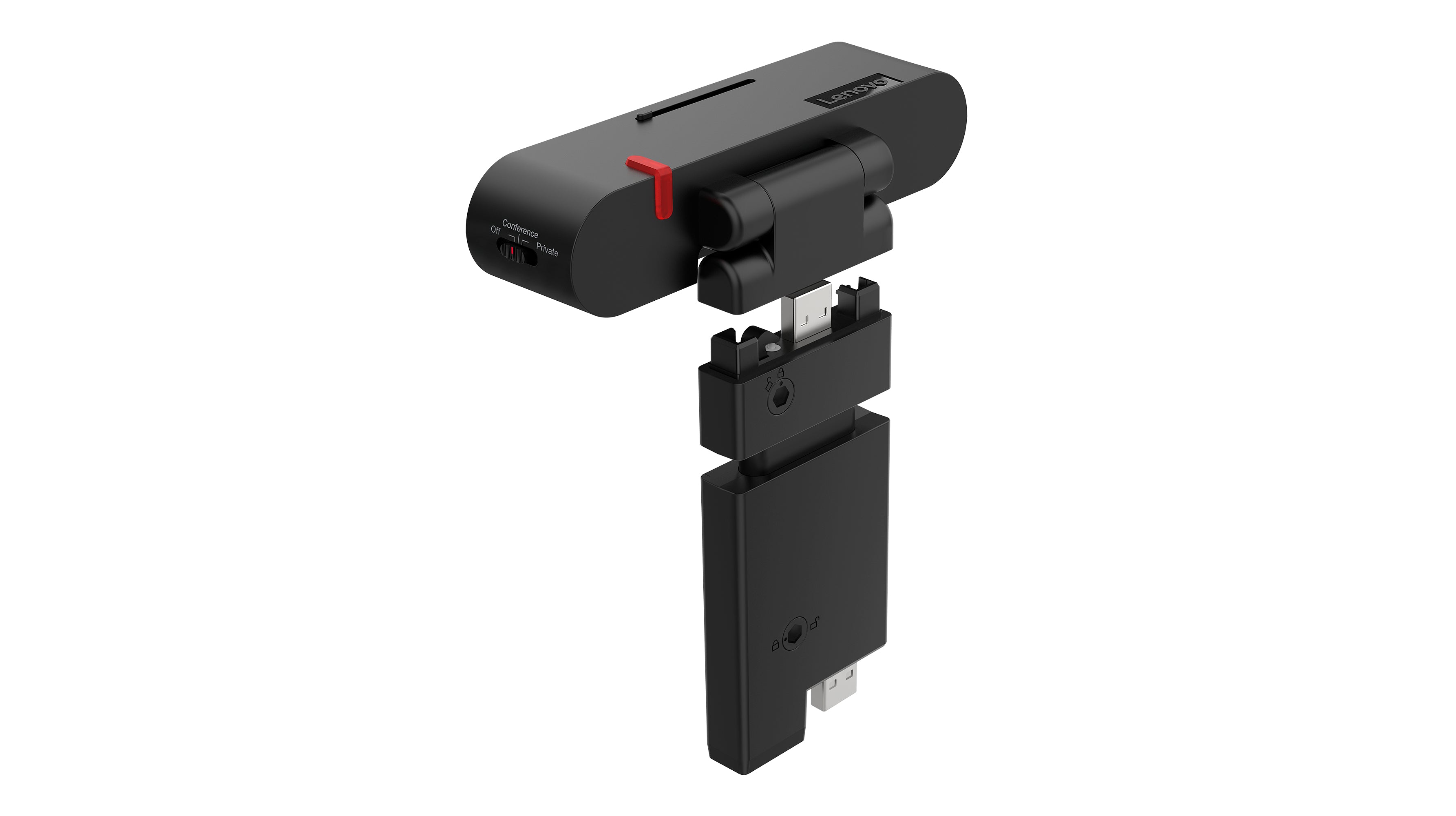 Lenovo ThinkVision MC60 (S) webcam 1920 x 1080 pixels USB 2.0 Black