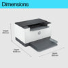 HP LaserJet M209dw Wireless Black and white Printer, Duplex