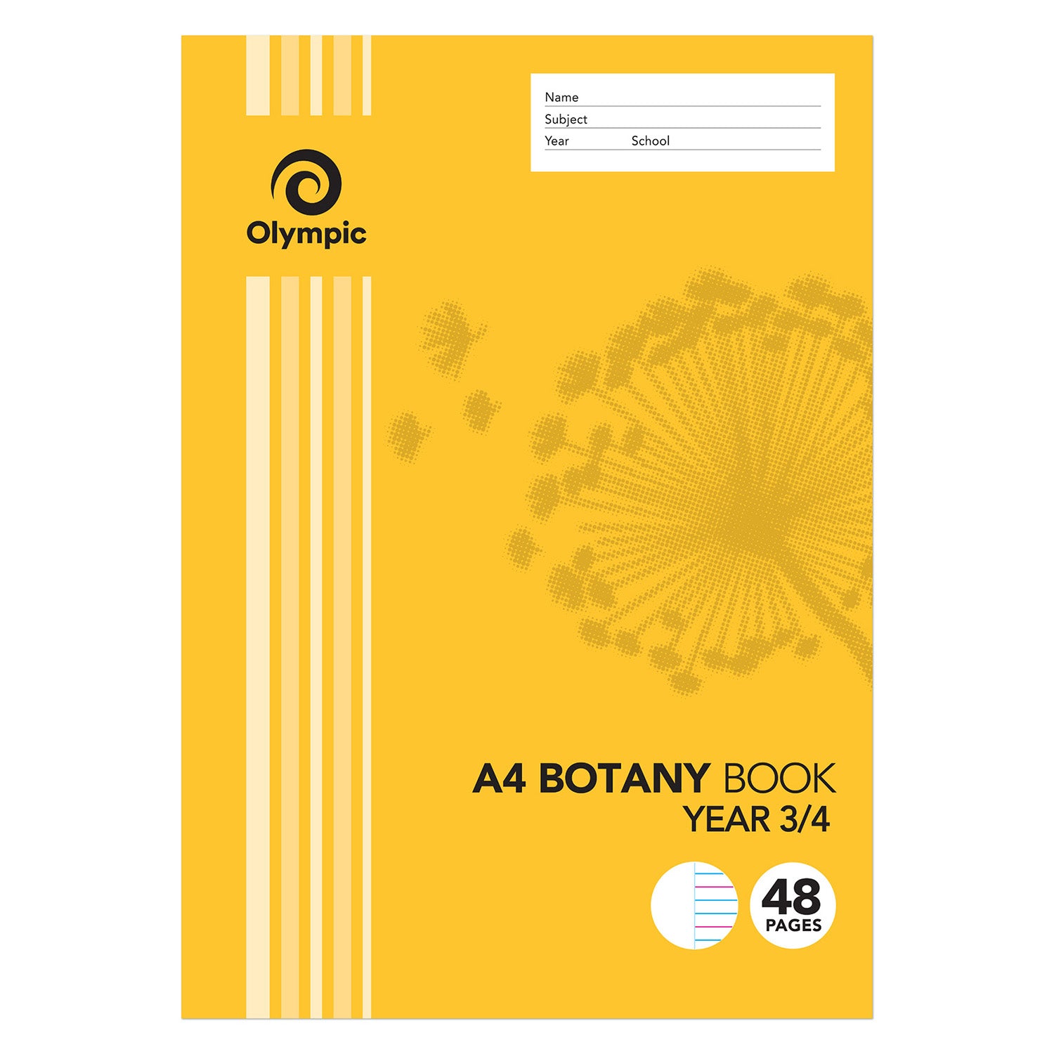 Olympic Botany Book A4 Year 3/4 48-page (Pack 20)