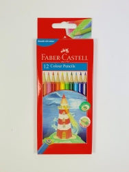 Faber-Castell Pencil Coloured Hexagonal PK12 (Each)