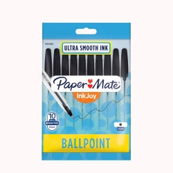 Papermate Pen Inkjoy 100ST 1.0mm Med Black PK10 (Each)