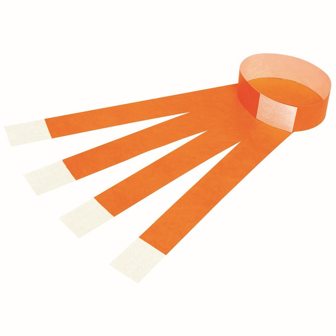Rexel Id Serial Number Wrist Bands Fluoro Orange PK100 (Each)