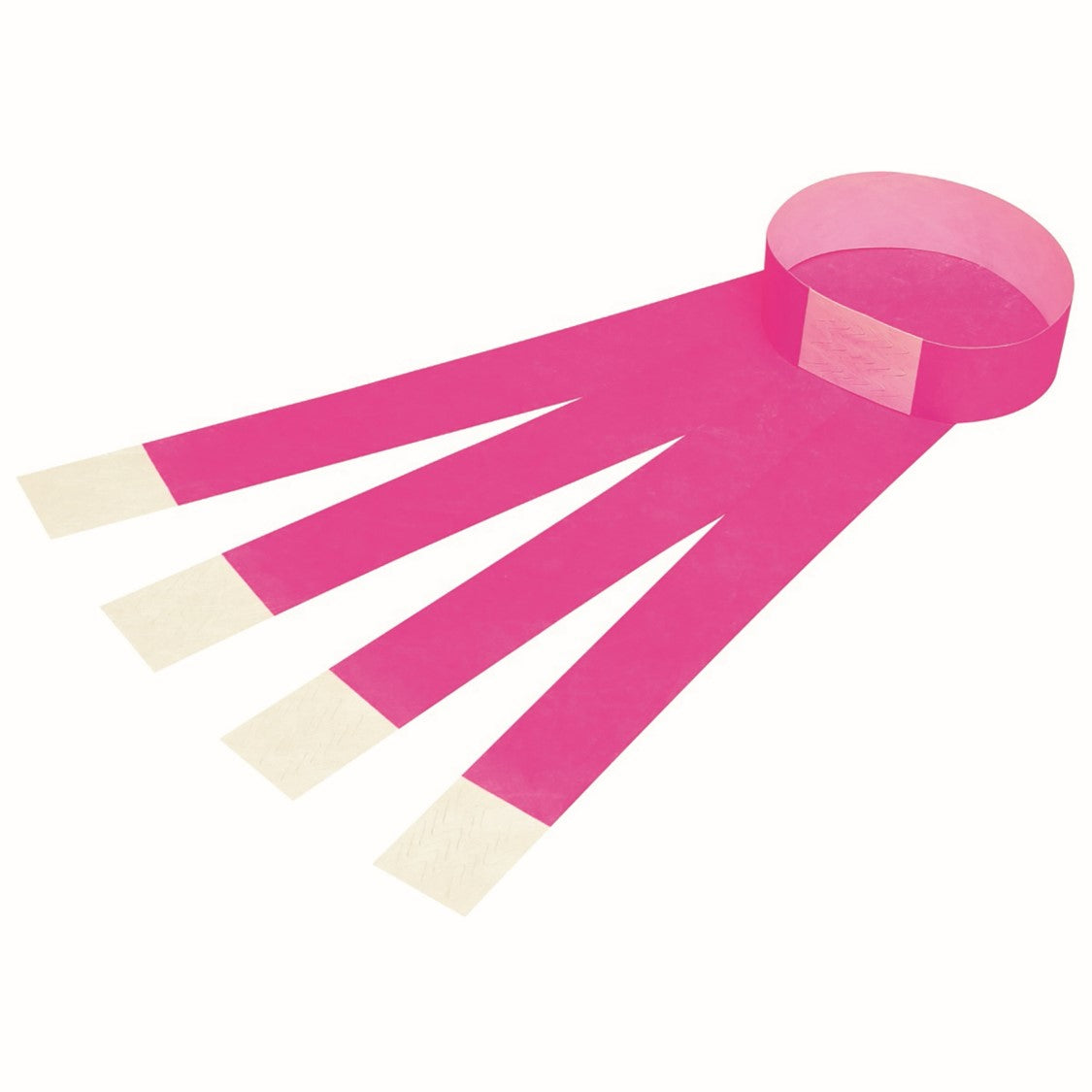 Rexel Id Serial Number Wrist Bands Fluoro Pink PK100 (Each)