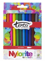 Texta Marker Nylorite Assorted Bx12 (Each)