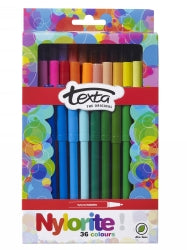 Texta Marker Nylorite Assorted Bx36 (Each)