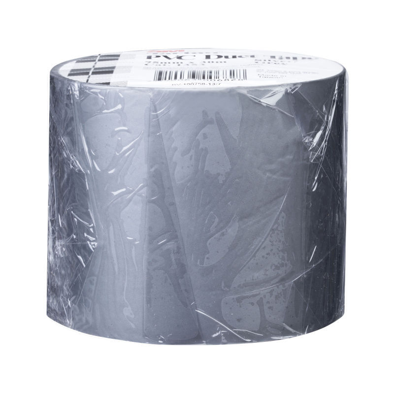 3M 1353 Tartan PVC Duct Tape - Grey - 75mm x 30m - Box of 24