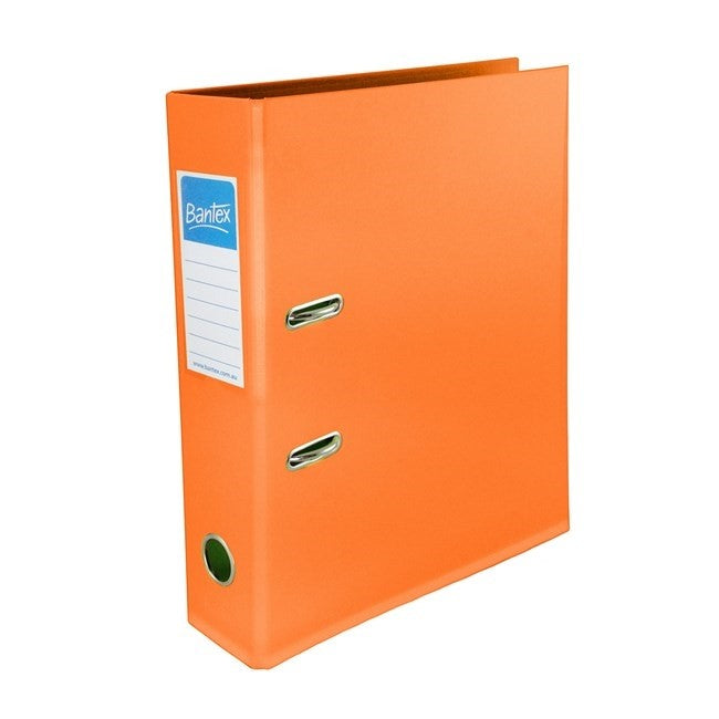 Bantex Lever Arch File A4 70mm Fruit Mango (Each)