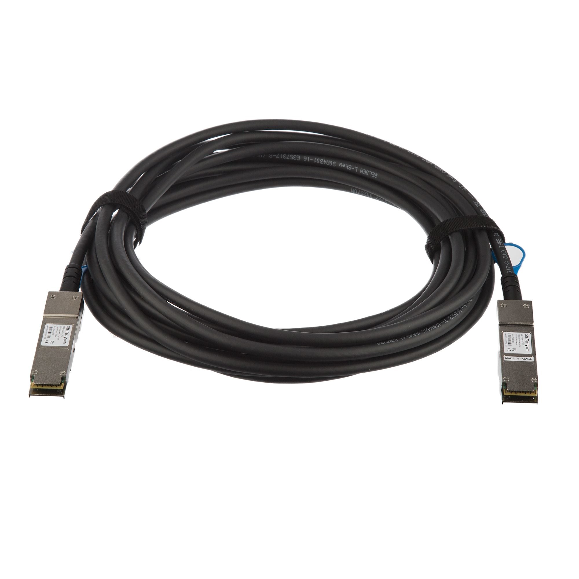 StarTech.com MSA Uncoded Compatible 7m 40G QSFP+ to QSFP+ Direct Attach Breakout Cable Twinax - 40 GbE QSFP+ Copper DAC 40 Gbps Low Power Active Transceiver Module DAC