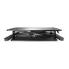 StarTech.com Sit Stand Desk Converter with Keyboard Tray - Large 35Ã¢â‚¬Â x 21