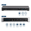 StarTech.com Thunderbolt 3 Dock - Dual Monitor 4K 60Hz TB3 Laptop Docking Station with DisplayPort - 85W Power Delivery Charging - 6-Port USB 3.0 Hub, SD 4.0, GbE, Audio - Windows & Mac