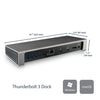 StarTech.com Thunderbolt 3 Dock - Dual Monitor 4K 60Hz TB3 Laptop Docking Station with DisplayPort - 85W Power Delivery Charging - 6-Port USB 3.0 Hub, SD 4.0, GbE, Audio - Windows & Mac