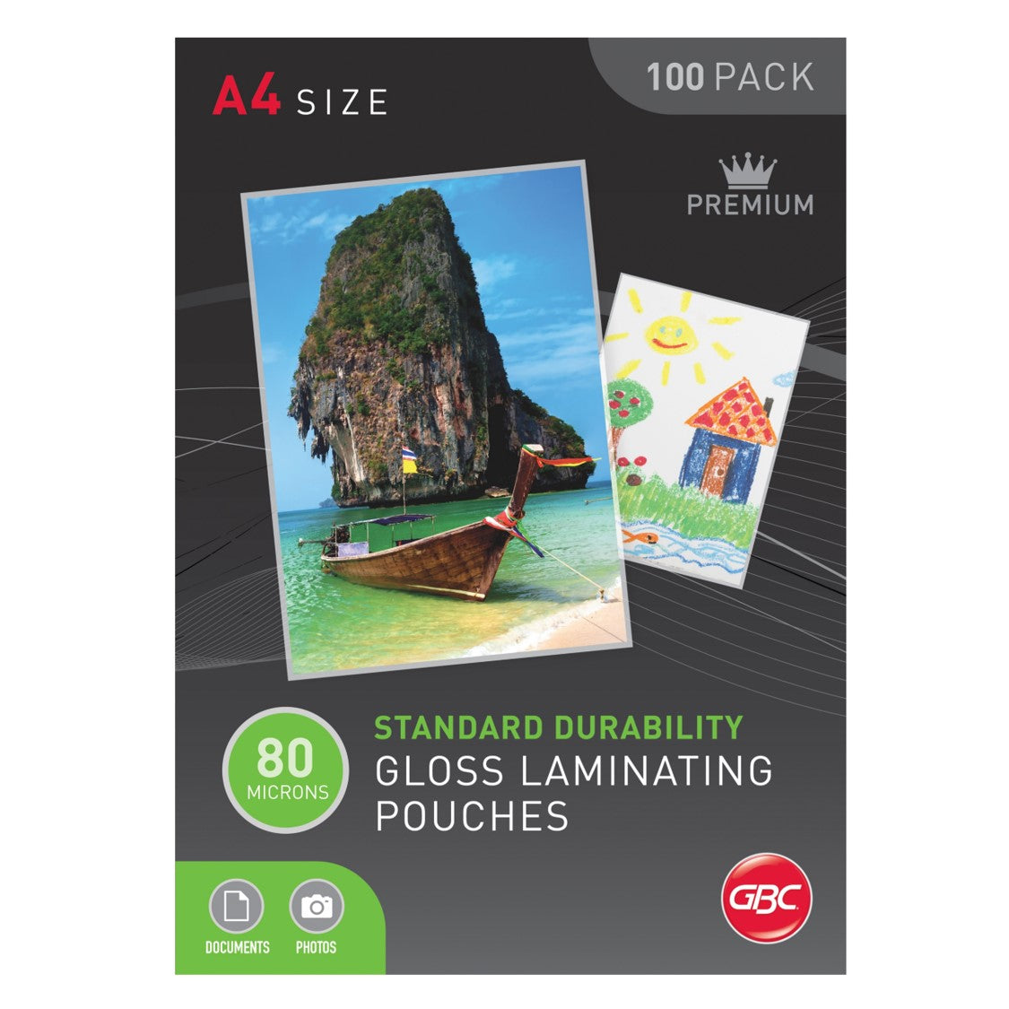 GBC Laminating Pouches Signature A4 80 Micron PK100 (Each)