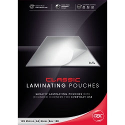 GBC Laminating Pouches Signature A5 Gloss 125 Micron PK100 (Each)
