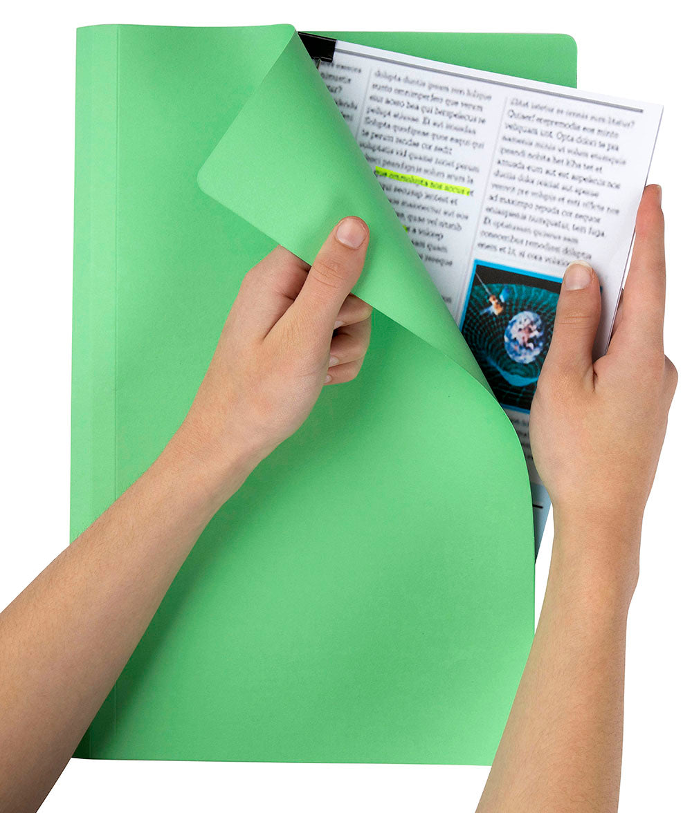 Marbig Manilla Folder Foolscap Light Green Bx100 (Each)