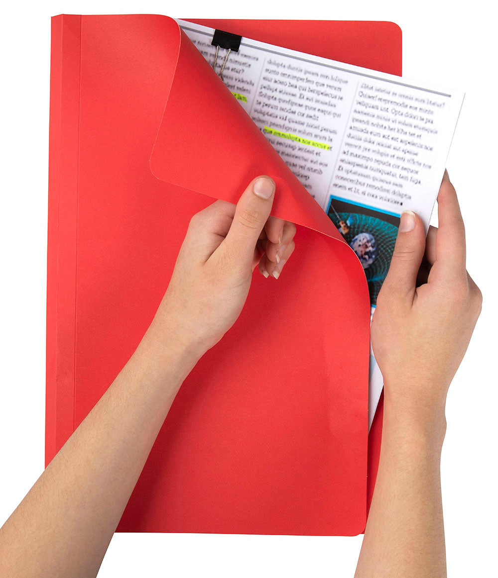 Marbig Manilla Folder Foolscap Red Bx100 (Each)