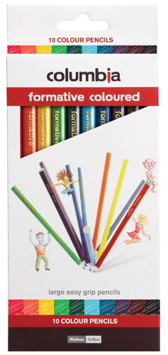 Columbia Pencil Coloured Formative PK10 (Each)