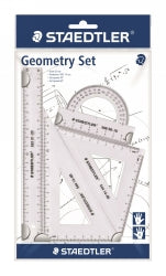 Staedtler Geometry Set 569 4 Piece Clear (Each)