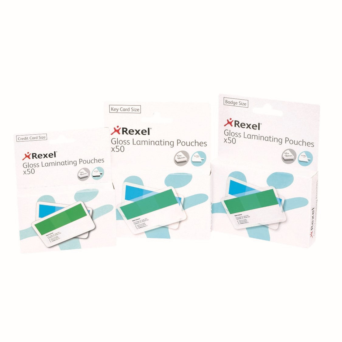 Laminating Pouches Id & Card 63x98 Gloss 2x180 Micron PK50