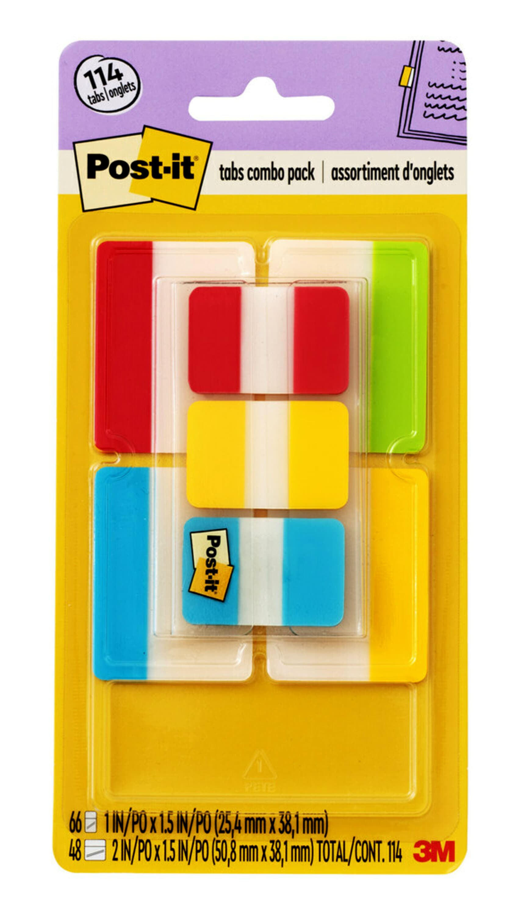 3M Index Tabs Durable 686-VAD2 50mm Solid Colour (Each)