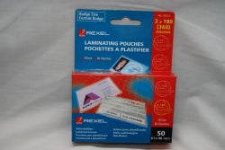 Rexel Laminating Pouches Badge Card 67x98mm 50'S 360 Micron 2x180 (Each)