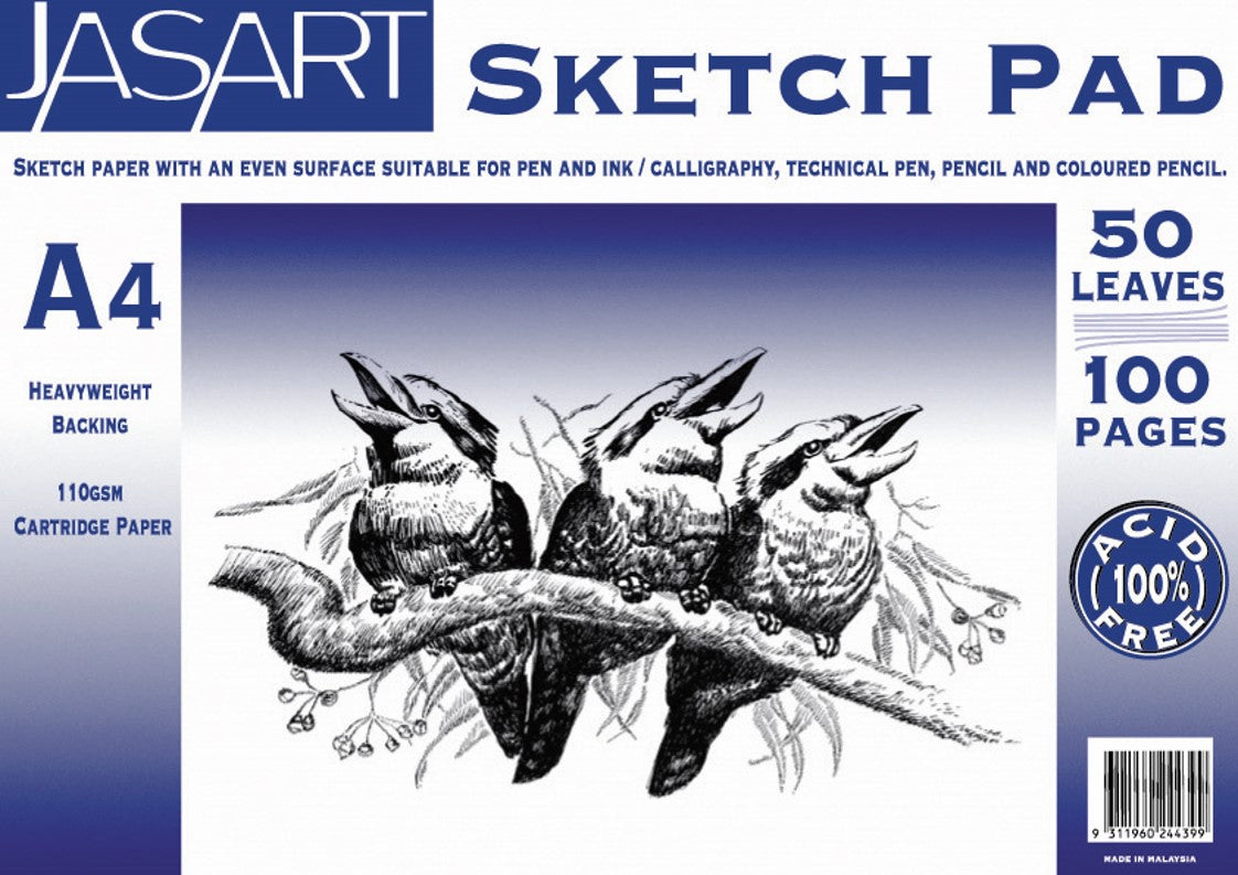 Jasart Sketch Pad A4 (Each)