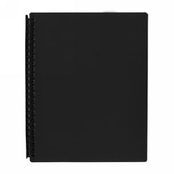 Marbig Display Book A4 Refillable Black 40P (Each)