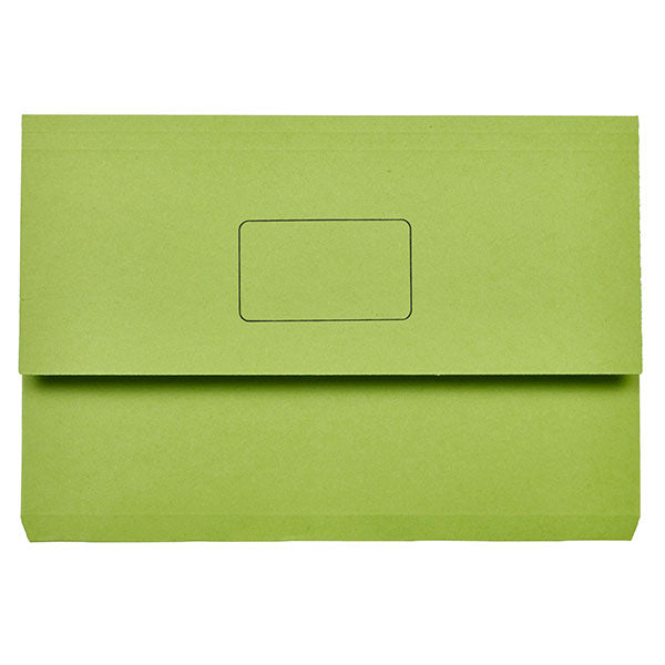 Marbig Document Wallet Slimpick Green (Each)