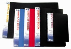 Bantex Display Book A3 Oblong PP Black 20P (Each)