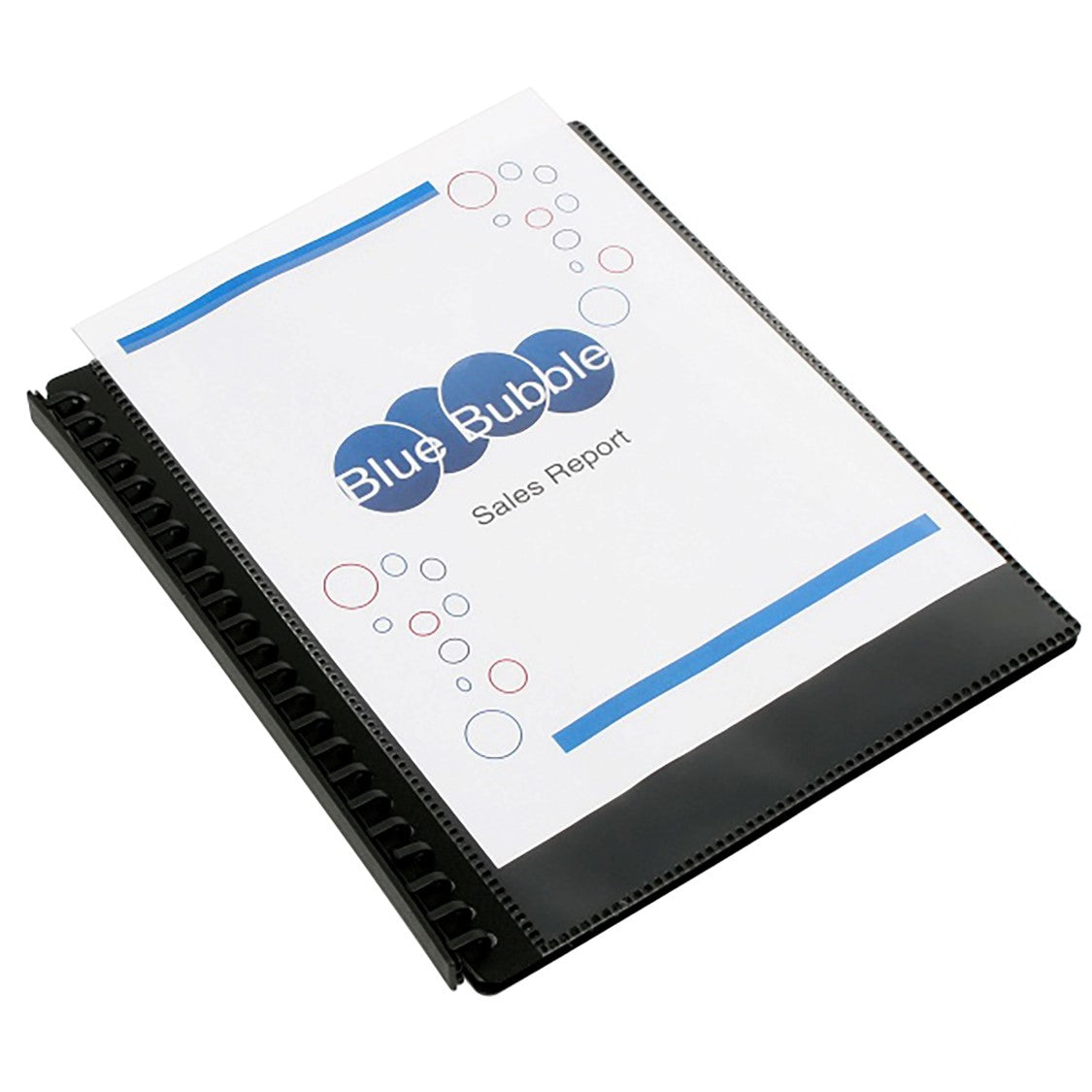 Marbig Display Book A4 Insert Cover Black (Each)
