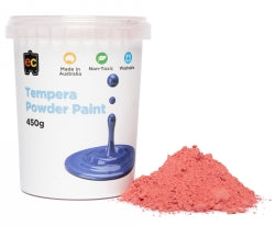Tempera Powder Paint 450G Red (Each)