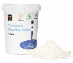 Tempera Powder Paint 450G White (Each)