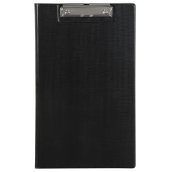 Marbig Clipfolder Foolscap PVC Black (Each)