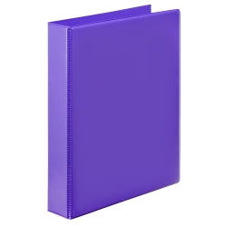 Marbig Binder Insert A4 Clearview 2 D-RING 25mm Purple (Each)