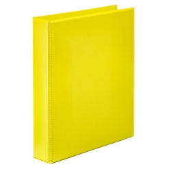 Marbig Binder Insert A4 Clearview 2 D-RING 25mm Yellow (Each)