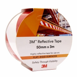 Reflective Tape 3M 50mmx3M 7930 Red/White (Each)