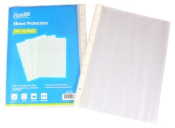Bantex Sheet Protectors A4 35 Micron PK10 (Each)