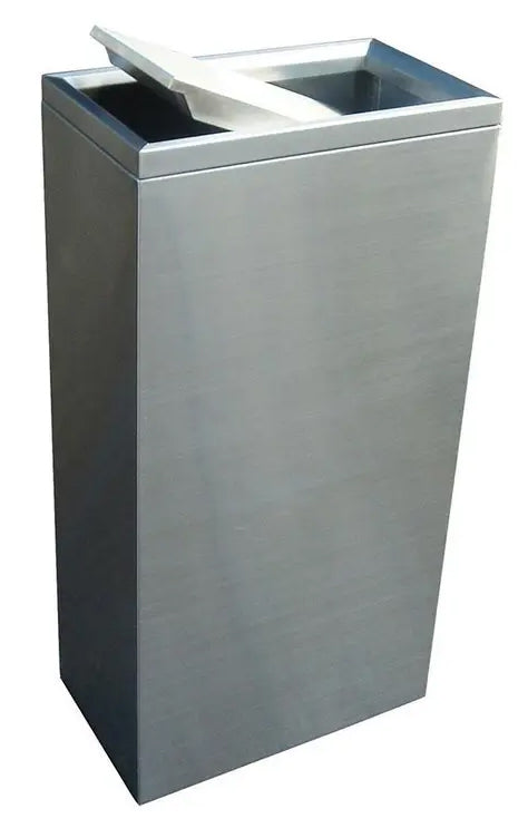 Swing Bin Compass 40L Rectangular Stainless Steel (Each)