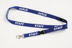 Rexel Lanyard Printed Staff Blue PK5 (Each)