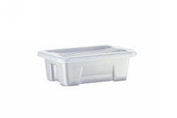 Italplast Storage+ Box With Lid 1 Litre Graphite (Each)