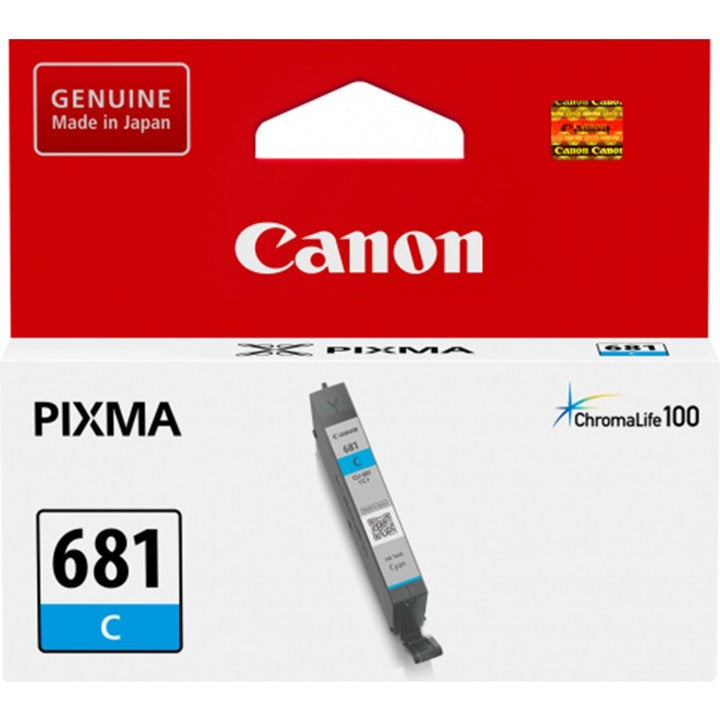 Canon Inkjet Cartridge CLI681C Cyan (Each)