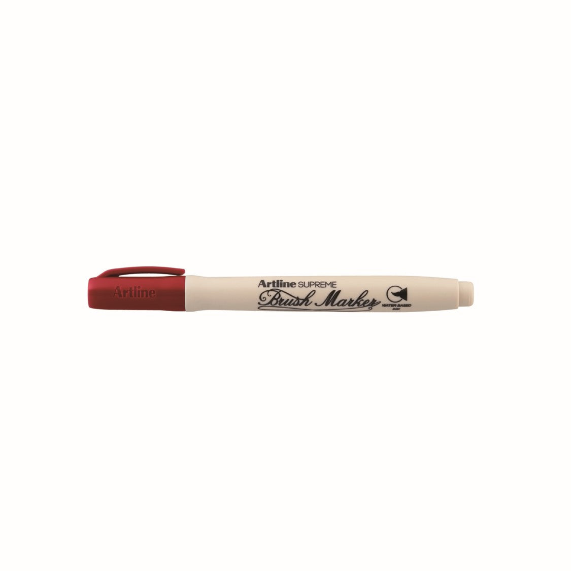 Artline Marker Supreme Brush Dark Red Bx12 (Each)