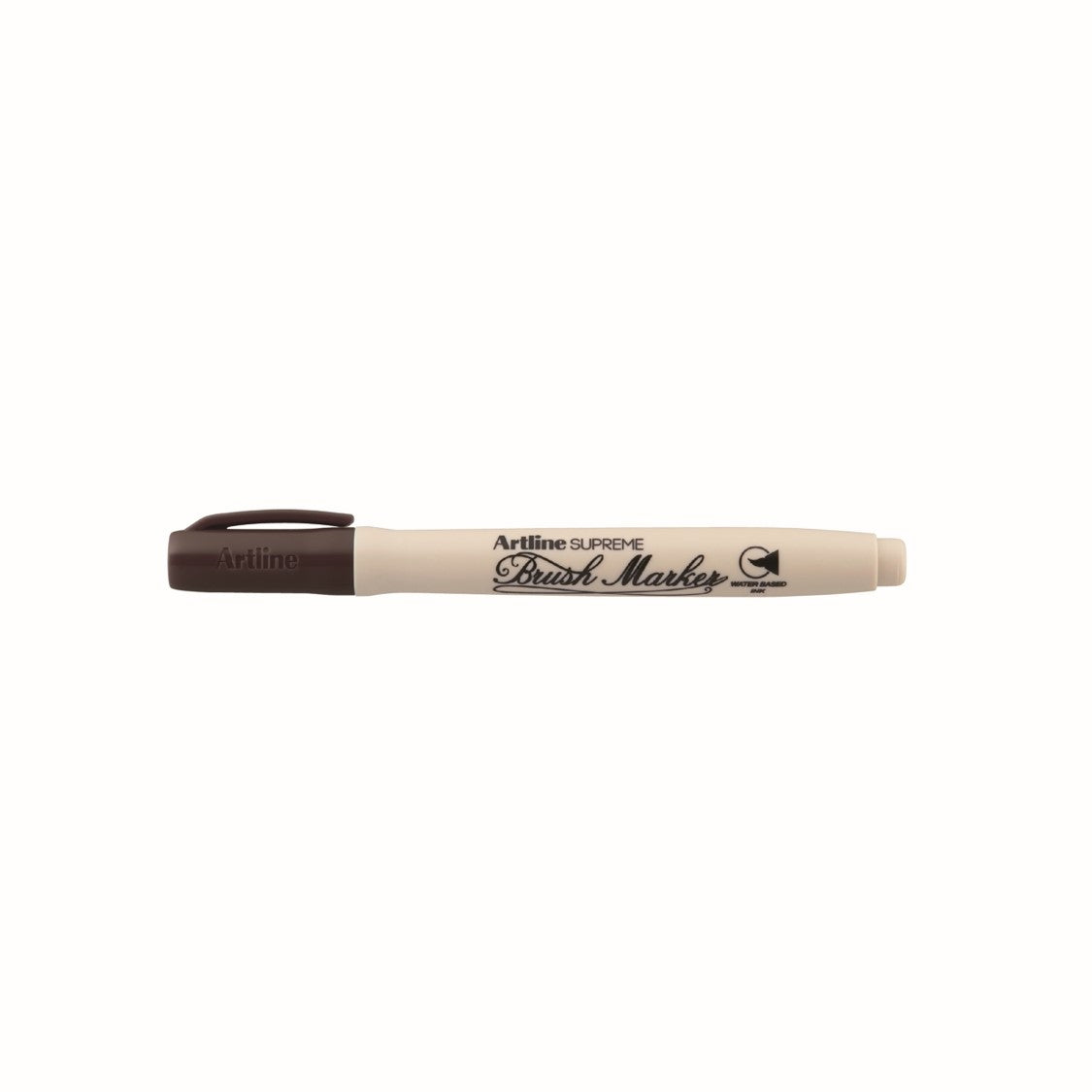Artline Marker Supreme Brush Dark Brown Bx12 (Each)
