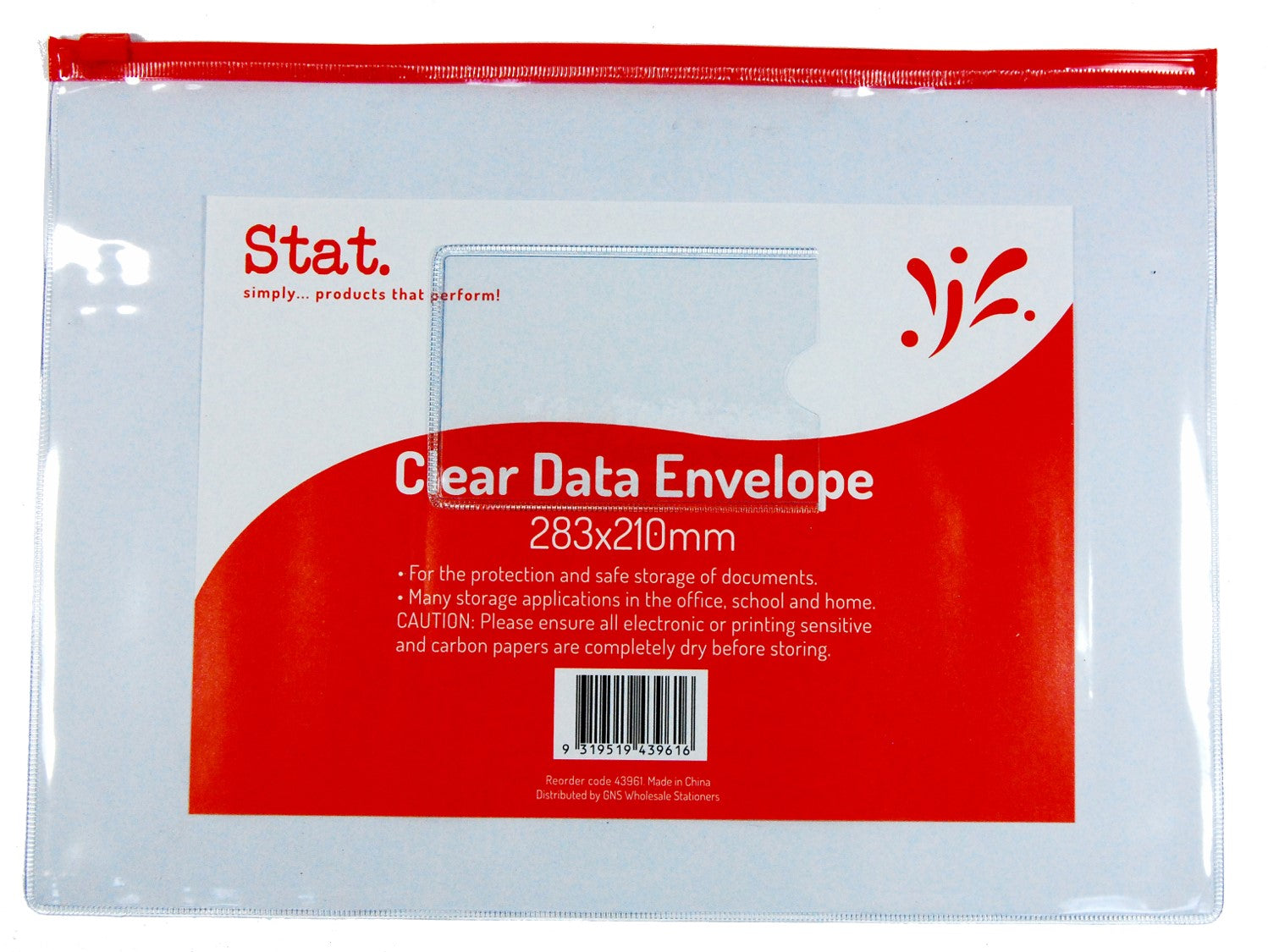 Staedtler Data File Env 283x210mm Transparent (Each)