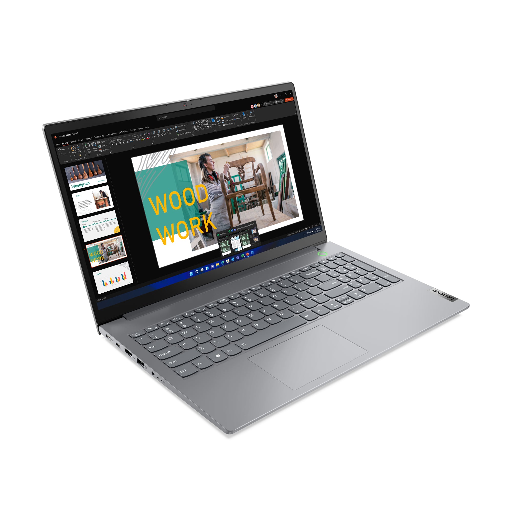 Lenovo ThinkBook 15 G4 IAP Intel® Core™ i5 i5-1235U Laptop 39.6 cm (15.6") Full HD 16 GB DDR4-SDRAM 256 GB SSD Wi-Fi 6E (802.11ax) Windows 11 Pro English Grey