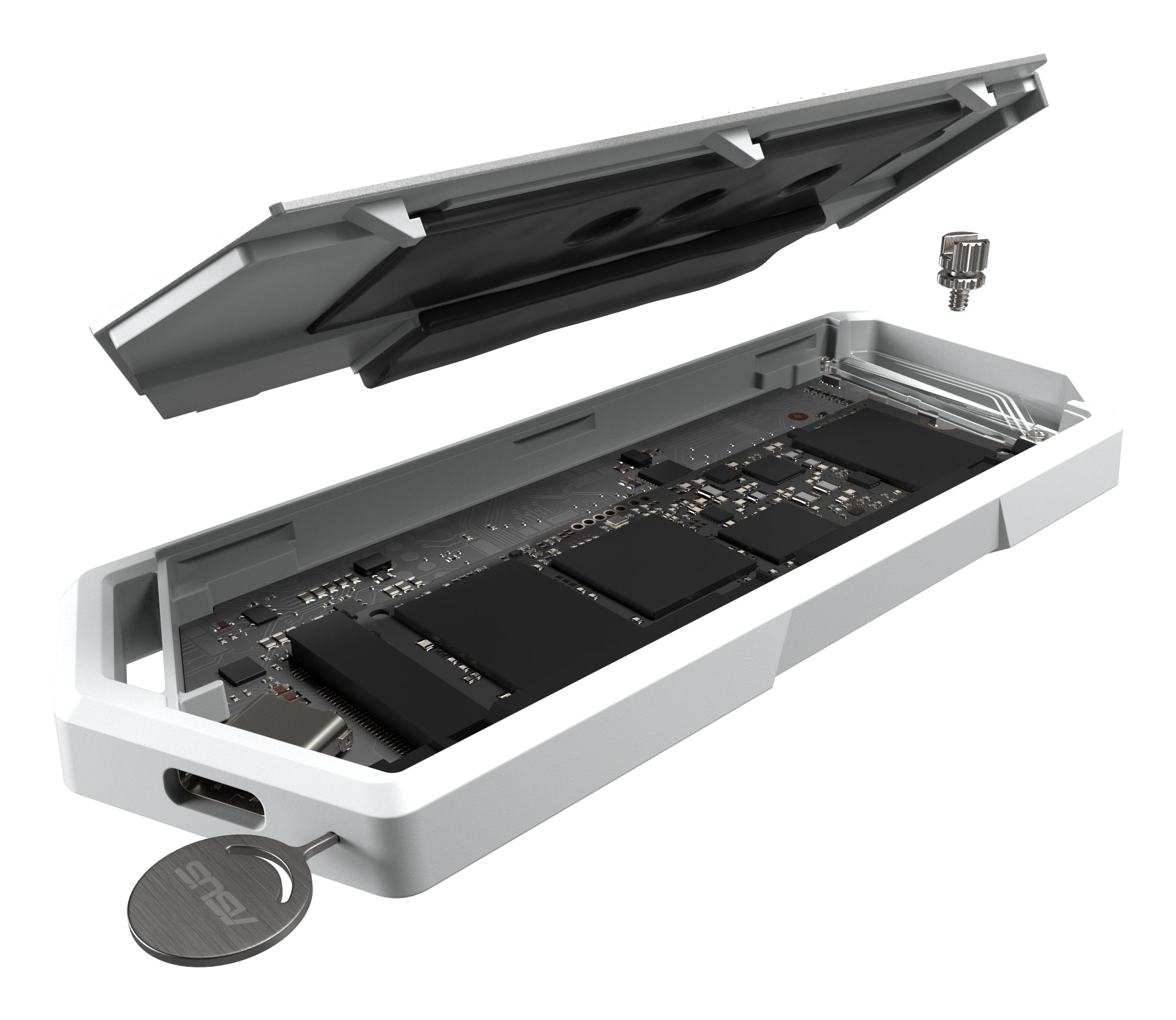 ASUS ROG Strix Arion White Edition SSD enclosure M.2