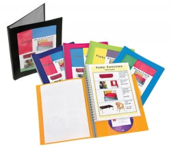 Marbig Display Book A4 Pro Series W/FRAME Black 20P (Each)