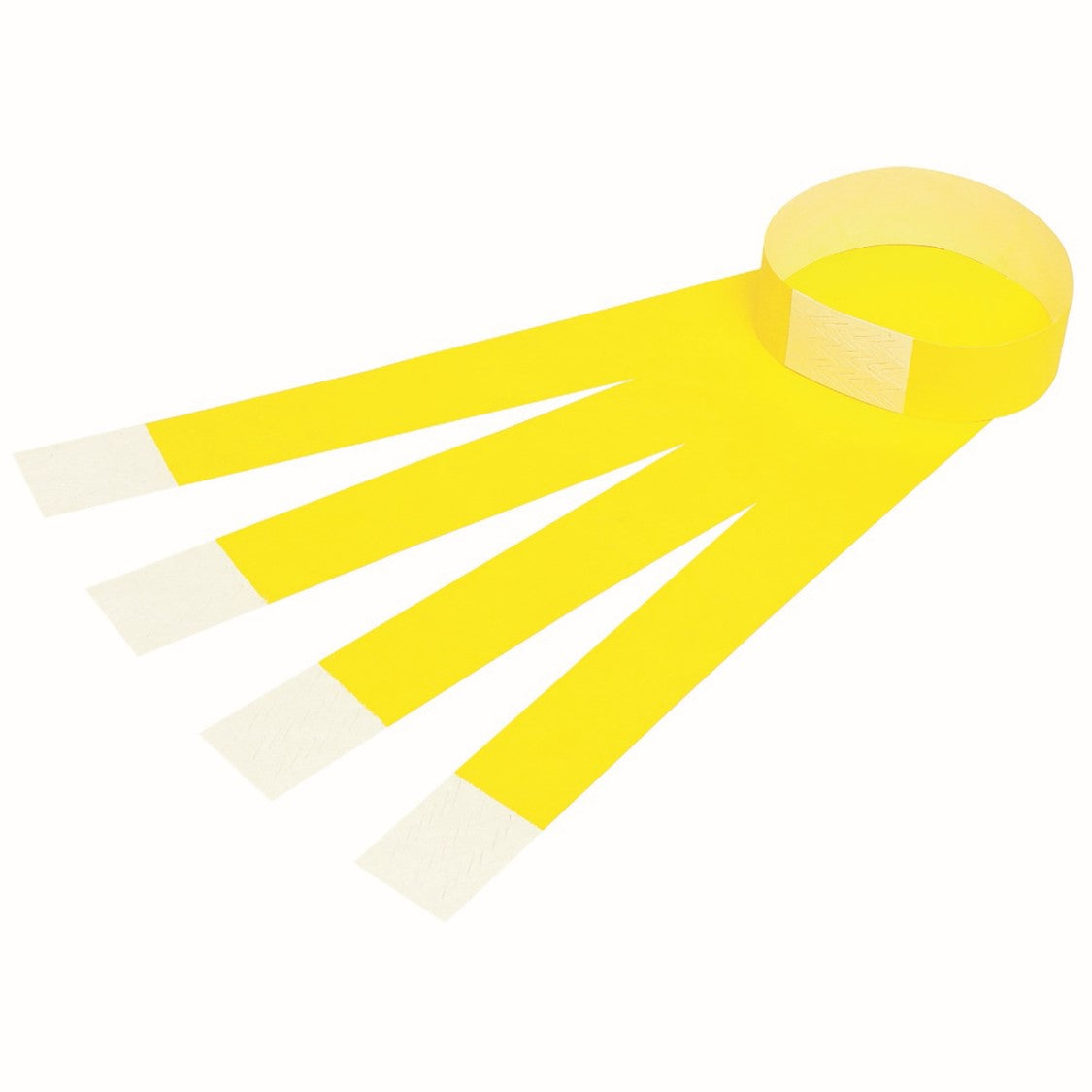 Rexel Id Serial Number Wrist Bands Fluoro Yellow PK100 (Each)