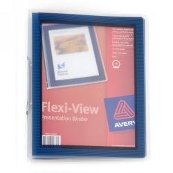Avery Binder A4 2R FLExI-VIEW Navy (Each)