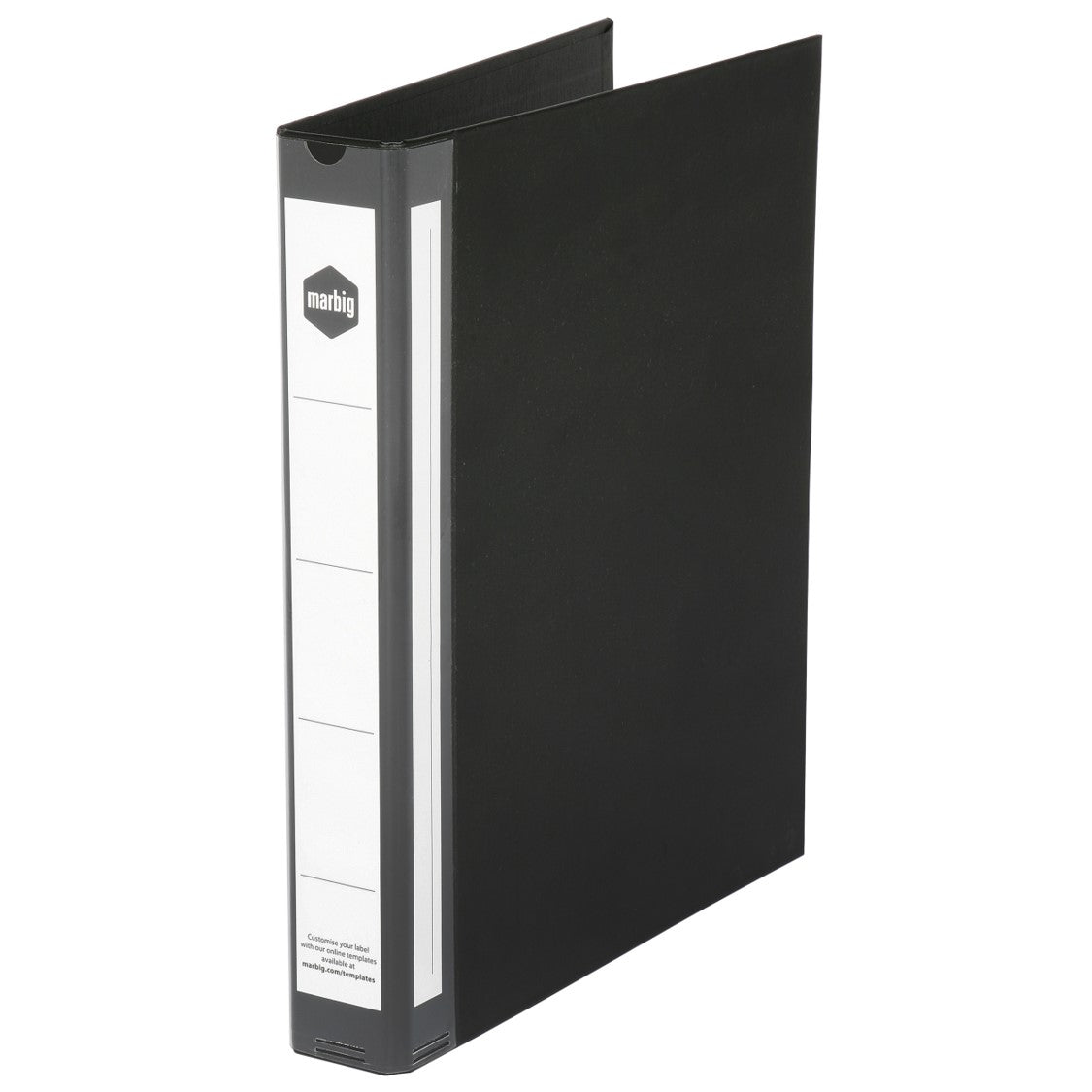Marbig Binder A4 2D 25mm Enviro Deluxe Black (Each)